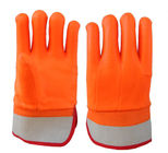 Orange Hand Protection Cold Storage Work Gloves Excellent Abrasion And Grip