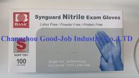 EN455 ASTM D6319 Nitrile Medical Powder Free Examination Gloves