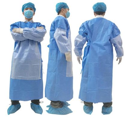EO Sterile Reinforced AAMI Level 4 Medical Disposable Gowns 60gsm